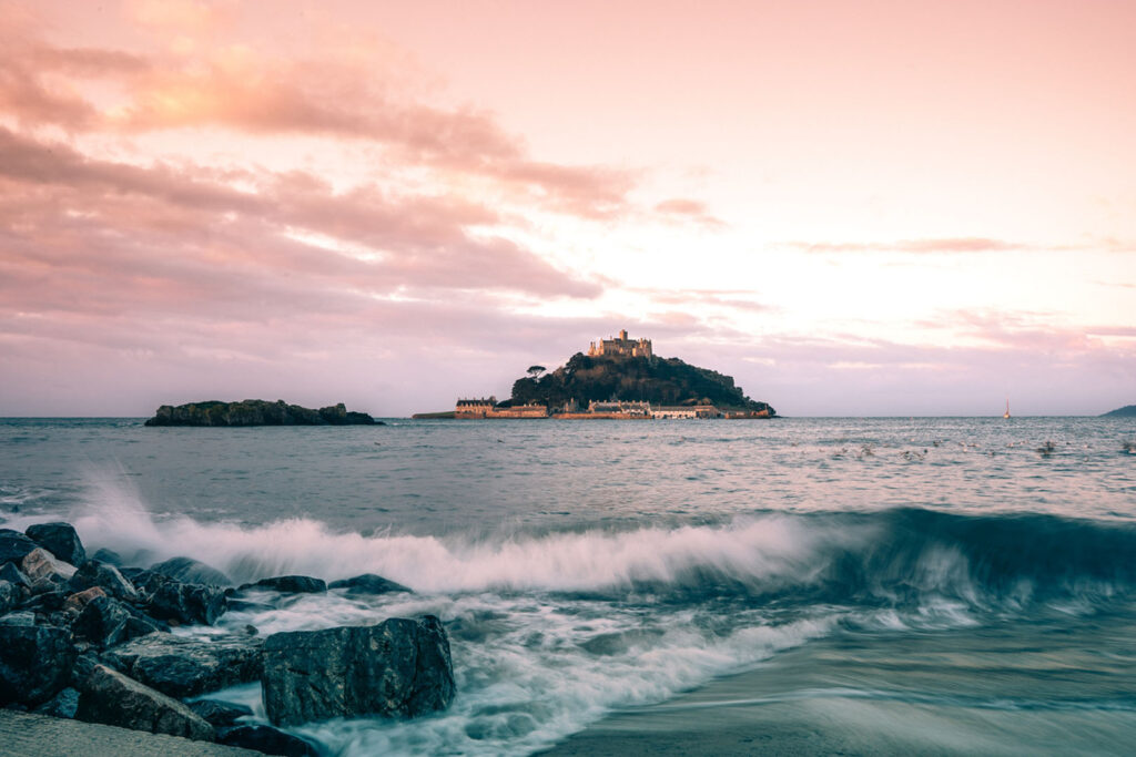St Michael's Mount was once home to the giant Cormoran, a Cornish Legend.
