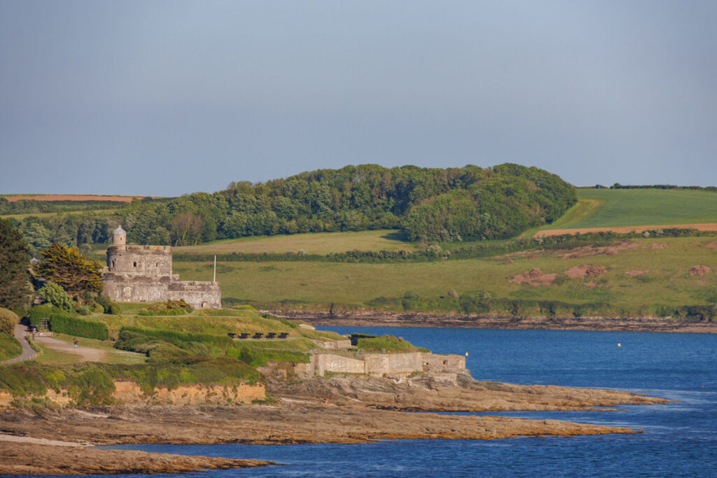 Pendennis Point, a filming location for the Hornblower TV series in Cornwall, a famous film and television location in Cornwall.