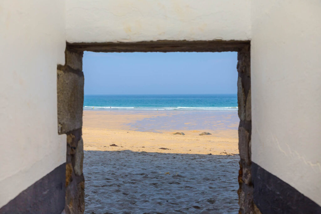 Beach view at The Old Salthouse, a new Cornish Escapes Holiday Cottage.